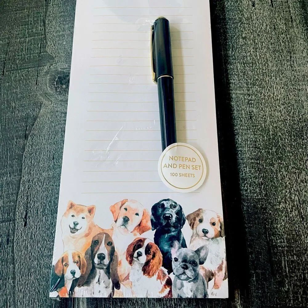 Magnetic “Notes” Dog Notepad List